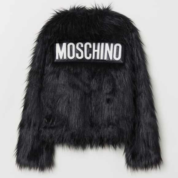 Moschino Jackets & Blazers - H&M x Moschino Faux Fur Jacket - Size M